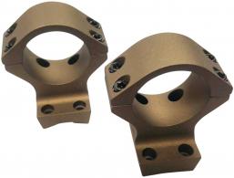 Talley Smoked Bronze Cerakote Aluminum 34mm Tube Compatible w/Browning X-Bolt High Rings 1 Pair - SB850735