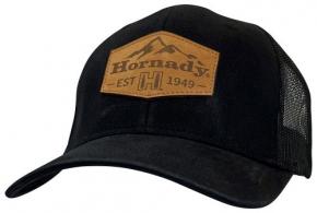 Hornady Gear Snapback Hat Black, Hornady Patch - 1188