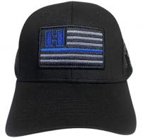 Hornady Gear 10160 Hornady Blue Line Black American Flag Patch - 1188 Hornady Gear 10160 Hornady Blue Line Black American Flag Patch - 1188