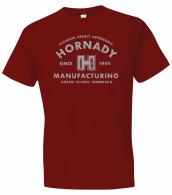 Hornady Gear 31425 Manufacturing MFG Cardinal, Cotton/Polyester/Rayon, Short Sleeve Semi-Fitted, 2XL - 1188 Hornady Gear 31425 Manufacturing MFG Cardinal, Cotton/Polyester/Rayon, Short Sleeve Semi-Fitted, 2XL - 1188