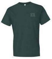 Hornady Gear Double Rocker Olive Heather, Cotton/Polyester/Rayon, Short Sleeve Semi-Fitted, XL - 1188