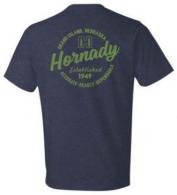 Hornady Gear Hornady T-Shirt Logo Stamp Indigo Short Sleeve Medium - 1188