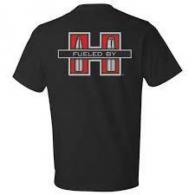Hornady Gear Fueled By Hornady Black Cotton, Short Sleeve Semi-Fitted Large - 1188