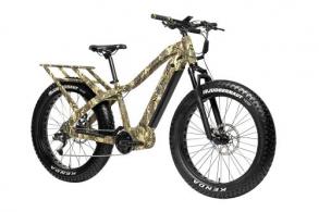 QuietKat Inc Apex Sport Angle Earth Camo Med/Lg SRAM 8-Speed 750 Watt Motor 20 mph Speed - APS-75-ERH-19