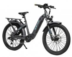 QuietKat Inc Villager Denim, Small/Med Frame, Shimano 7-speed, 500 Watt Motor, 20 mph Speed - VIL-50-DNM-16