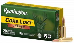 Remington Ammunition R27854 Core-Lokt 308 Win 150 gr Copper (HP) 20 Per Box/ 10 Cs - 2