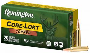 Remington Ammunition R27858 Core-Lokt 300 Win Mag 180 gr Copper (HP) 20 Per Box/ 10 Cs - 2