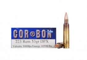 Corbon 223 Remington 53 Grain Deep Penetrating X Bullet - DPX22353 Corbon 223 Remington 53 Grain Deep Penetrating X Bullet - DPX22353