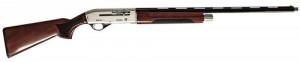 McCoy SAS Baker 12 Gauge, 3" chamber, 28" Black Barrel, Nickel Rec, Turkish Walnut Furniture, 4 rounds - MCBK12