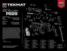 TekMat TEKR20SIGP229 Sig Sauer P229 Ultra 20 Cleaning Mat - 1028