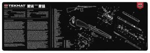 TekMat TEKR44M14 M14 (M1A) Cleaning Mat Black/White Thermoplastic Fiber Top w/Vulcanized Rubber Back 44" x 15" M14 - 1028 TekMat TEKR44M14 M14 (M1A) Cleaning Mat Black/White Thermoplastic Fiber Top w/Vulcanized Rubber Back 44" x 15" M14 - 1028