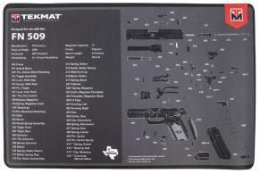 TEKMAT Pistol MAT FOR FN 509 Black - TEK-R17-FN509 TEKMAT Pistol MAT FOR FN 509 Black - TEK-R17-FN509