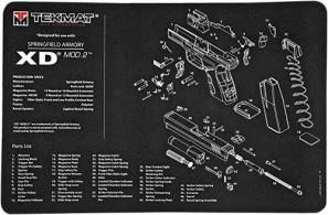 TekMat Springfield Armory XD MOD.2 Cleaning Mat Springfield XD Mod.2 Parts Diagram 11" x 17" - 1028