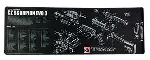 TEKMAT Pistol MAT FOR CZ SCORPION Black - TEK-R36-CZSCORP