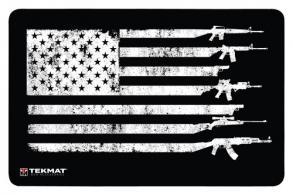 TekMat TEK42GFUSA USA Gun Flag Door Mat Black/White Rubber 25"x42" - 1028 TekMat TEK42GFUSA USA Gun Flag Door Mat Black/White Rubber 25"x42" - 1028