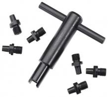 Pietta AC020+060 Revolver Nipple Wrench with 6 Pack #10 Cap Nipples, Fits All Pietta Black Powder Revolvers - 1070