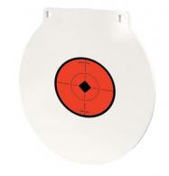 Birchwood Casey Round Steel Target Plate 10" Centerfire Rifle/Handgun Target Black/Red/White NM500 Steel Hanging - RND10