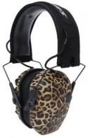 Walker's Razor Slim Electronic Muff Polymer 23 dB Over the Head Leopard Print/Black Adult - GWP-RSEM-LEO Walker's Razor Slim Electronic Muff Polymer 23 dB Over the Head Leopard Print/Black Adult - GWP-RSEM-LEO