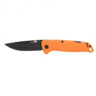 S.O.G Adventurer LB - Orange + Black 3.50" Plain Drop Point - SOG13110257