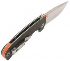 S.O.G Tellus FLK 3.65" Folding Clip Point Plain Stonewashed Cryo 440C SS Blade/ Olive Drab Textured GRN Handle - SOG14060143