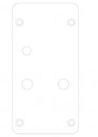 Beretta USA RDO Plate Black Compatible w/ Burris/Docter/Vortex Fits Beretta APX A1 Carry - EUS03061