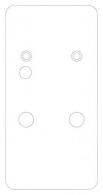 Beretta USA EUS03064 RDO Plate Black Compatible w/C-More Pattern Fits Beretta APX A1 Carry - 86