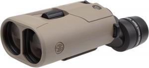 Sig Sauer Electro-Optics Zulu6 HDX Flat Dark Earth 20x42mm Roof Prism Magnesium Features Optical Image Stabilization