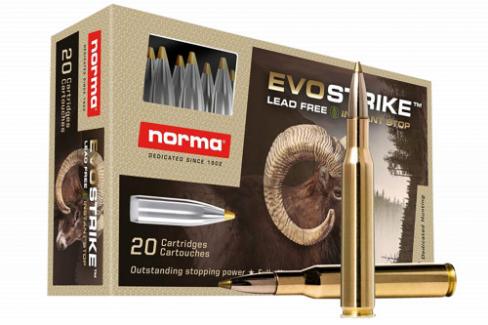 Norma Ammunition (RUAG) 20168972 Dedicated Hunting Evostrike .270 Win 96 gr/Polymer Tip Boat Tail, Lead Free 20 Per Box/ 10 Cs
