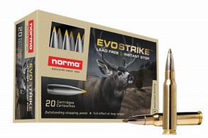 Norma Ammunition (RUAG) 20177352 Dedicated Hunting Evostrike .308 Win 139 gr/Polymer Tip Boat Tail, Lead Free 20 Per Box/ 10 Cs - 52