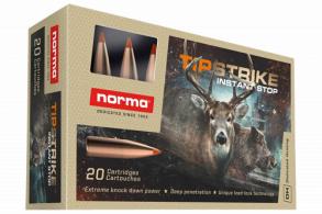 Norma Ammunition (RUAG) 20174352 Dedicated Hunting Tipstrike .308 Win 170 gr/Polymer Tip 20 Per Box/ 10 Cs - 52 Norma Ammunition (RUAG) 20174352 Dedicated Hunting Tipstrike .308 Win 170 gr/Polymer Tip 20 Per Box/ 10 Cs - 52