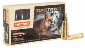 Norma Ammunition (RUAG) 20175832 TIPSTRIKE Varmint 22-250 Rem 55 gr Polymer Tip 20 Per Box/ 10 Cs - 52