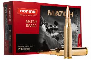 Norma Ammunition (RUAG) 20177352 Match Golden Target .338 Lapua Magnum 250 gr/Hollow Point Boat-Tail (HPBT) 20 Per Box/ 10 Cs - 52 Norma Ammunition (RUAG) 20177352 Match Golden Target .338 Lapua Magnum 250 gr/Hollow Point Boat-Tail (HPBT) 20 Per Box/ 10 Cs - 52