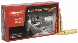 Norma Ammunition (RUAG) 20169292 Match Golden Target 6.5 Creedmoor 143 gr/BTHP 20 Per Box/ 10 Cs - 52 Norma Ammunition (RUAG) 20169292 Match Golden Target 6.5 Creedmoor 143 gr/BTHP 20 Per Box/ 10 Cs - 52