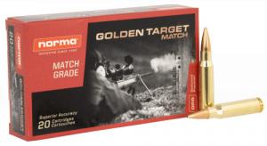 Norma Ammunition (RUAG) 20170362 Match Golden Target .308 Win 168 gr BTHP 20 Per Box/ 10 Cs - 52 Norma Ammunition (RUAG) 20170362 Match Golden Target .308 Win 168 gr BTHP 20 Per Box/ 10 Cs - 52