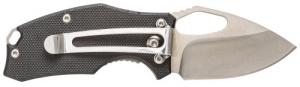 Smiths Products 51119 Lil Choncho 2.20" Folding Drop Point Plain Polished 400 SS Blade/Black G10 Handle Includes Pocket Clip - 346