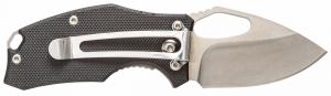 Smiths Products Lil Choncho 2.20" Folding Drop Point Plain Polished 400 SS Blade/Black G10 Handle Includes Pocket Clip - 346