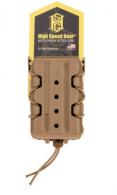 High Speed Gear TACO V2 Coyote Brown Polymer, 2" Belt Clip/MOLLE U-Mount, Compatible w/ Rifle Mags - 16TA01CB