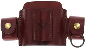 1791 Gunleather MNASMFCHNA EDC Mini Action Snap OWB Chestnut Leather Belt Loop Ambidextrous - 1002 1791 Gunleather MNASMFCHNA EDC Mini Action Snap OWB Chestnut Leather Belt Loop Ambidextrous - 1002