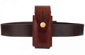 1791 Gunleather EDC Heavy Duty Easy Slide OWB Chestnut Leather Belt Slide Ambidextrous - HDESSLSCHNA