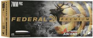 Federal Premium 7mm PRC Ammo 170 gr Terminal Ascent 20 round box - P7PRCTA3 Federal Premium 7mm PRC Ammo 170 gr Terminal Ascent 20 round box - P7PRCTA3