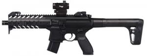 Sig Sauer Airguns MPX MRD Air Rifle Semi-Automatic .177 Pellet Blk - AIR-MPX-MRD-177-88G-30-BLK