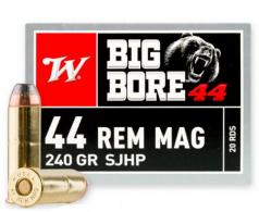 Winchester Big Bore  44 MAG 240gr SJHP 20rd box - X44MBB