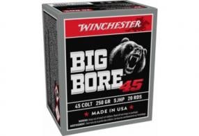 Winchester Big Bore 45 Long Colt 250gr Jacketed Hollow Point 20rd box