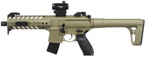 Sig Sauer Airguns MPX MRD Air Rifle Semi-Automatic .177 Pellet Blk/FDE - AIR-MPX-MRD-177-88G-30-FDE Sig Sauer Airguns MPX MRD Air Rifle Semi-Automatic .177 Pellet Blk/FDE - AIR-MPX-MRD-177-88G-30-FDE