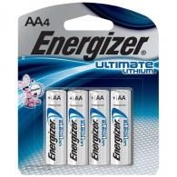 Rayovac Energizer Ultimate Lithium AA Batteries Silver |