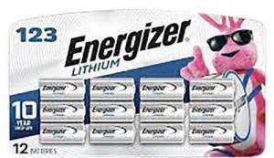 Rayovac Energizer 123  Lithium Battery Lithium,Qty (24) 12 Pack - EL123BP12