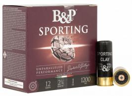 B&P Sporting Clay Shotgun Loads 12 ga. 2.75 in. 1 oz. 7.5 1200 FPS Shot 25 rd. - 12B1SCL7 B&P Sporting Clay Shotgun Loads 12 ga. 2.75 in. 1 oz. 7.5 1200 FPS Shot 25 rd. - 12B1SCL7