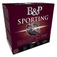 B&P Sporting Target 12 Gauge 2.75" 1 oz #8, 1200fps, 25ct - 514