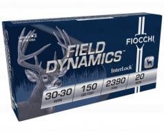 Fiocchi 30-30 Winchester Flat Soft Point 150gr 20rd box - 3030B Fiocchi 30-30 Winchester Flat Soft Point 150gr 20rd box - 3030B