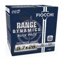 Fiocchi Range Dynamics 5.7x28 40GR FMJ 150RD BOX - 57FMJ40 Fiocchi Range Dynamics 5.7x28 40GR FMJ 150RD BOX - 57FMJ40